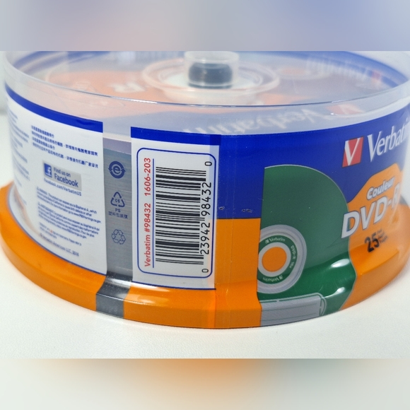 DVD-R Verbatim 25 pack New Sealed - Picture 6 of 7